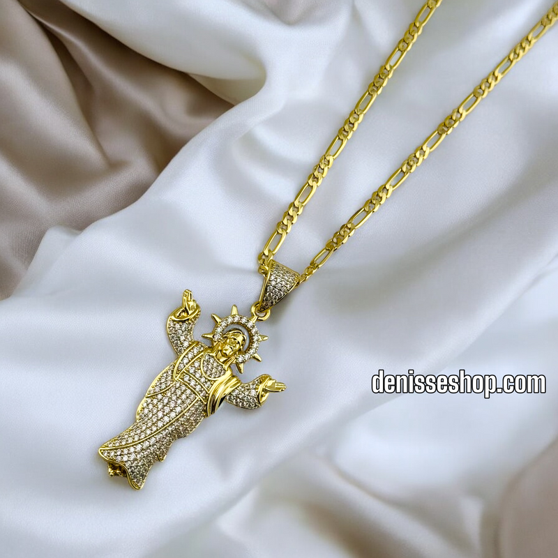 14K WOMEN / MEN JESUS PENDANT P533