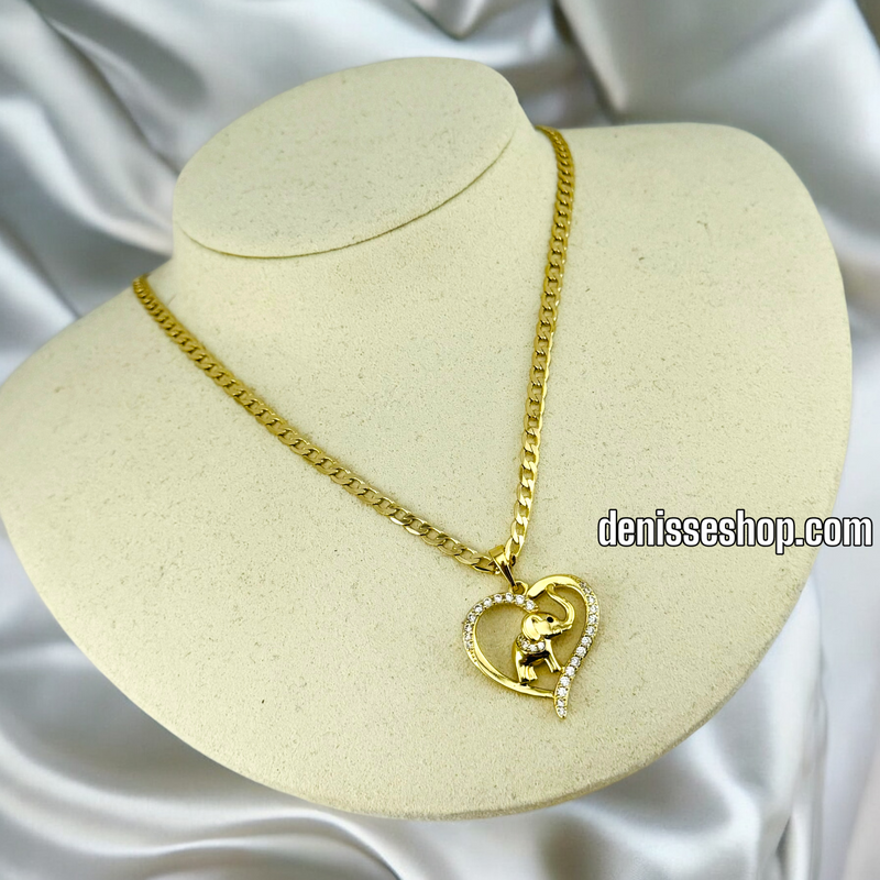 14K WOMEN/ELEFANT HEART PENDANT P525