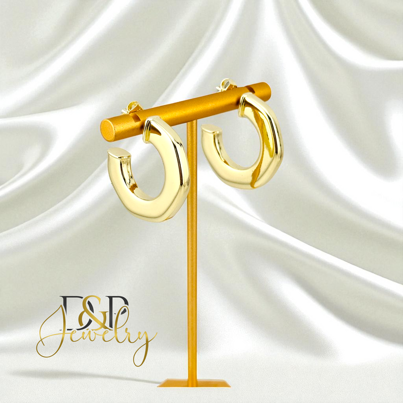 14K  CHUNKY/SLIM DESIGN STUD EARRING E929