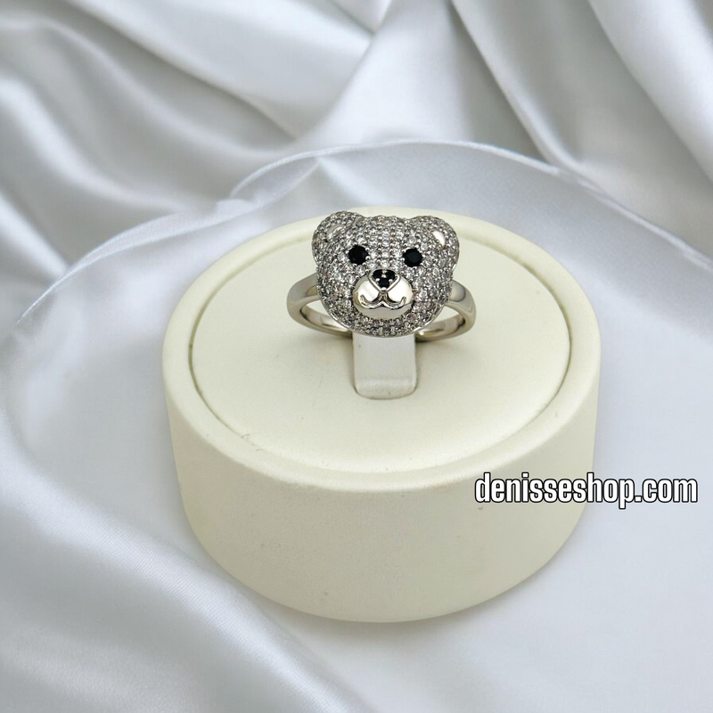 14K WOMEN/SILVER FASHION BEAR RING RG325