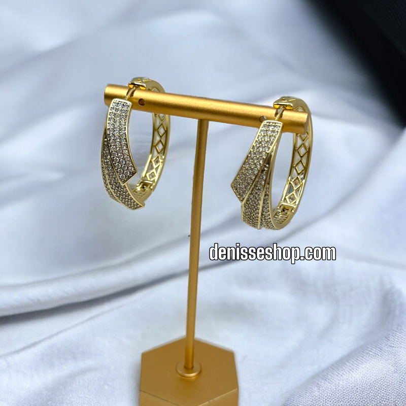 14K GOLD HOOPS EARRINGS HP350