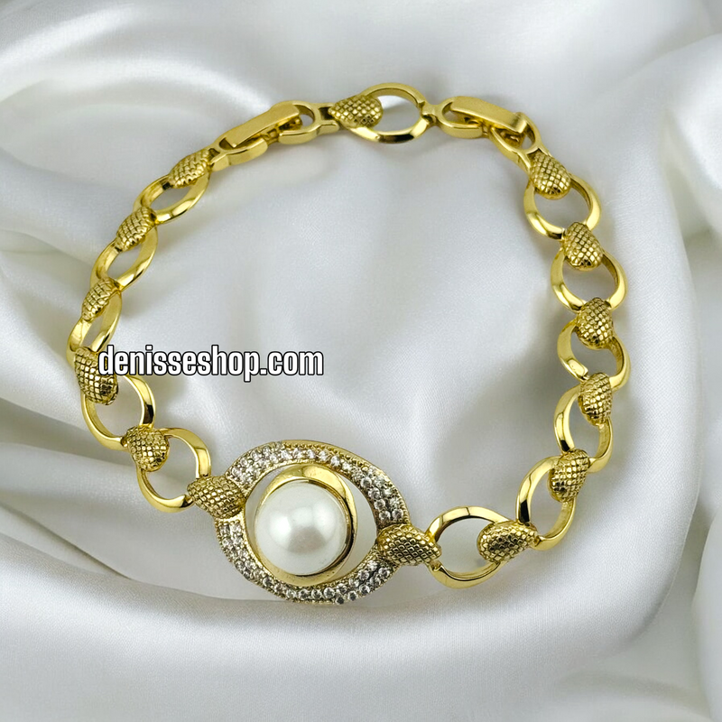 14K PEARL BRACELET BR444