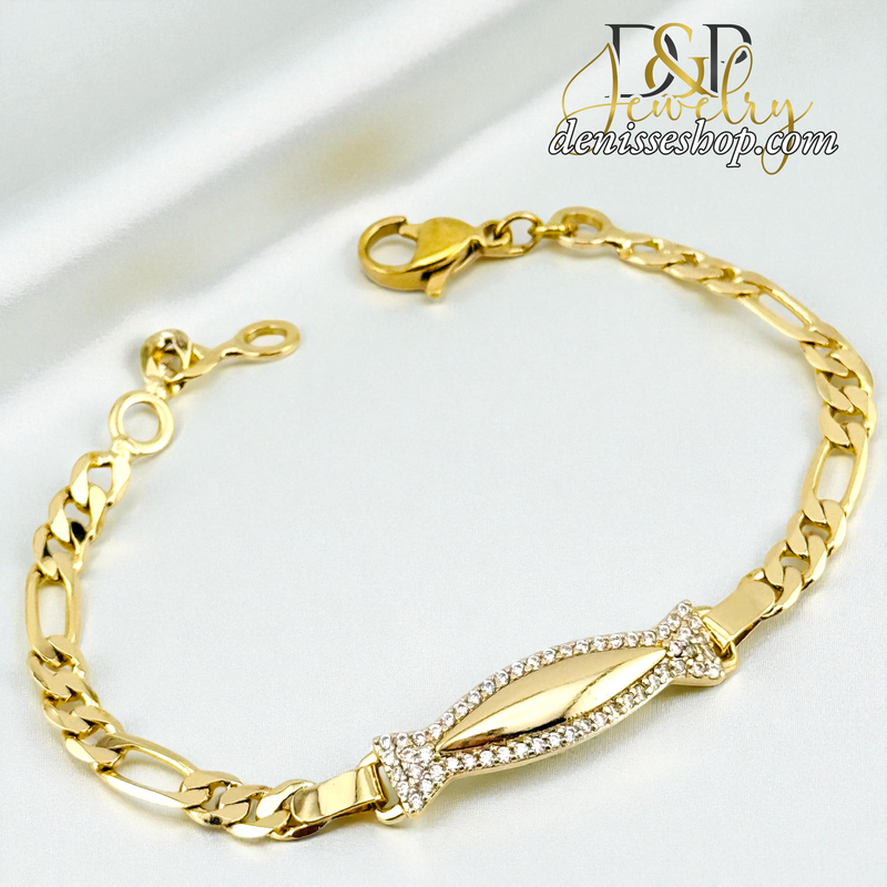 14KGOLD GIRL BRACELET BR857