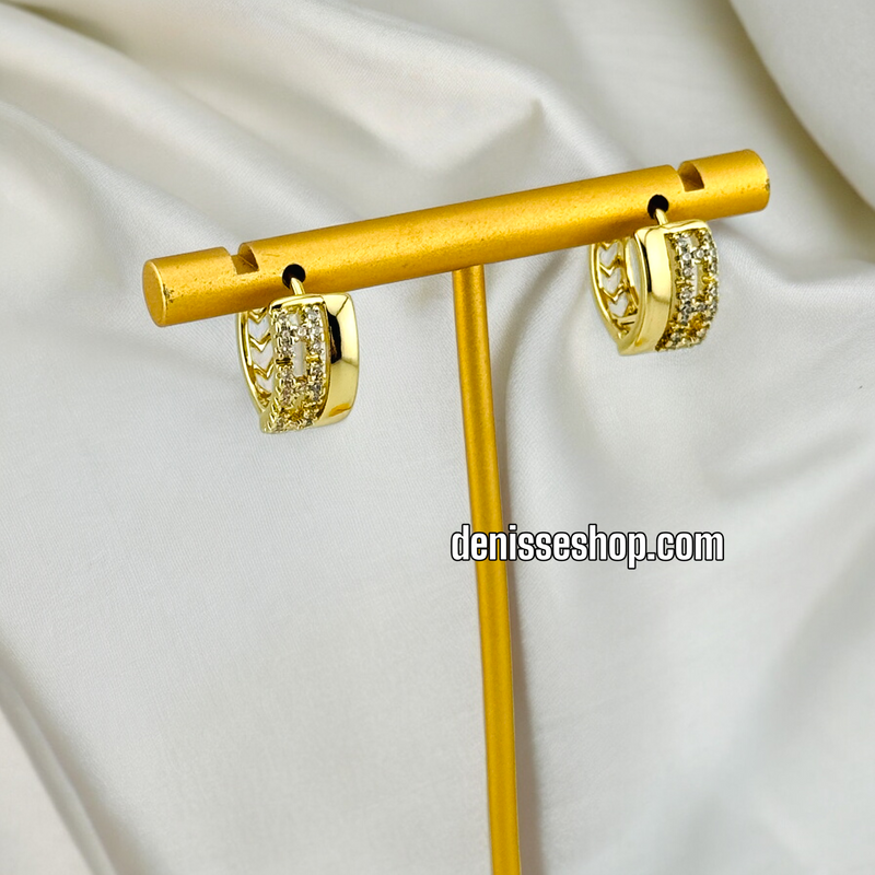 14K GOLD HOOPS HP397