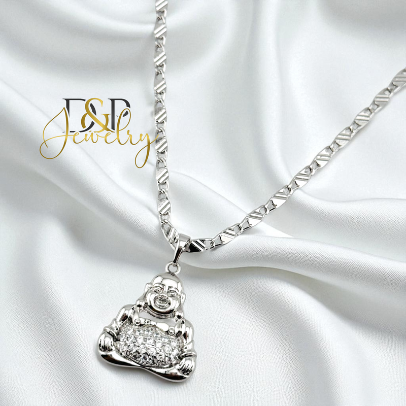 14K SILVER/BUDA PENDANT P916