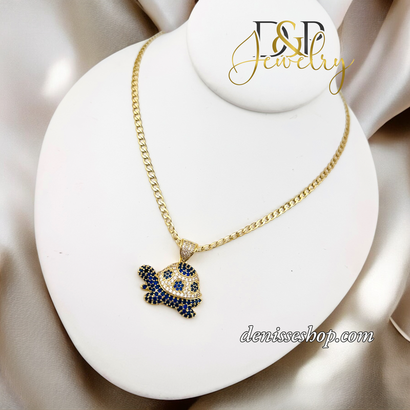 14K TURTLE PENDANT P702