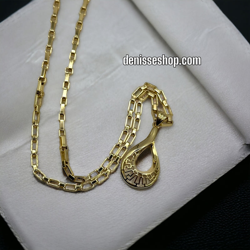 14K Elegant Gold Pendant P195 (chain not included)