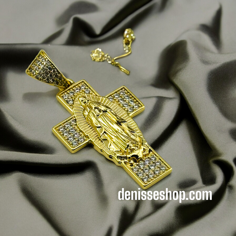 14K GUADALUPE MARY PENDANT P348