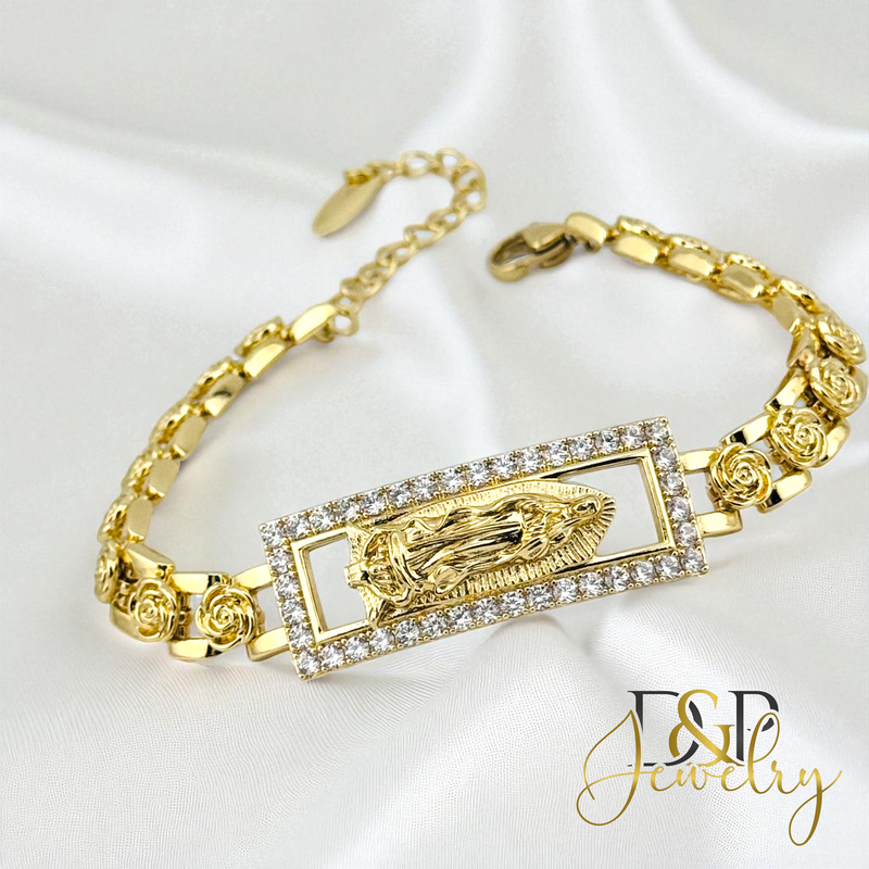 14K MARY VIRGIN BRACELET BR793