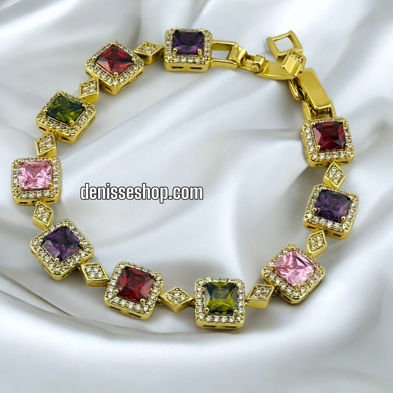 14K COLORFUL FASHION BRACELET BR463