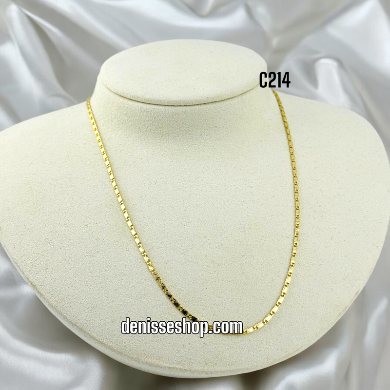 14K THIN STAR DESIGN CHAIN C214