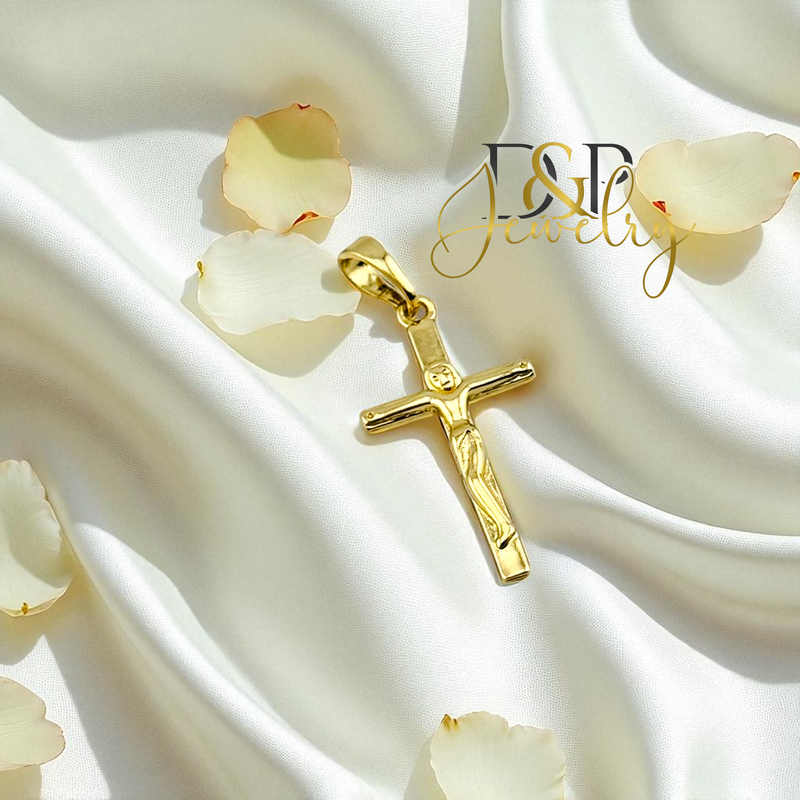 14K SMALL CRUCIFIX PENDANT P868