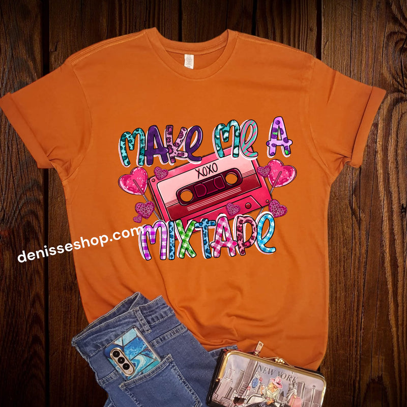 DENISSE BOUTIQUE BLUSA DE DAMA MAKE ME A MIXTAPE  PL079