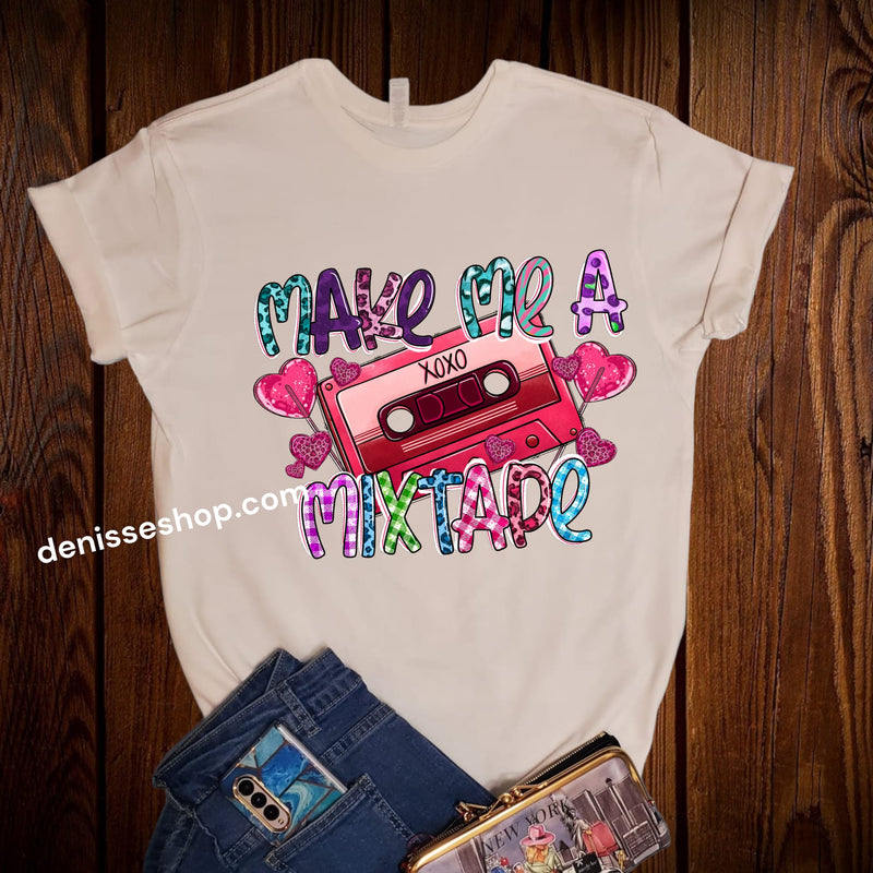 DENISSE BOUTIQUE BLUSA DE DAMA MAKE ME A MIXTAPE  PL079