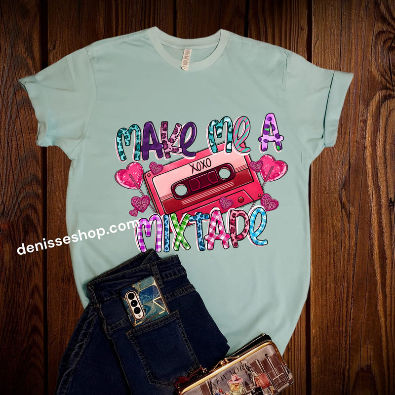 DENISSE BOUTIQUE BLUSA DE DAMA MAKE ME A MIXTAPE  PL079