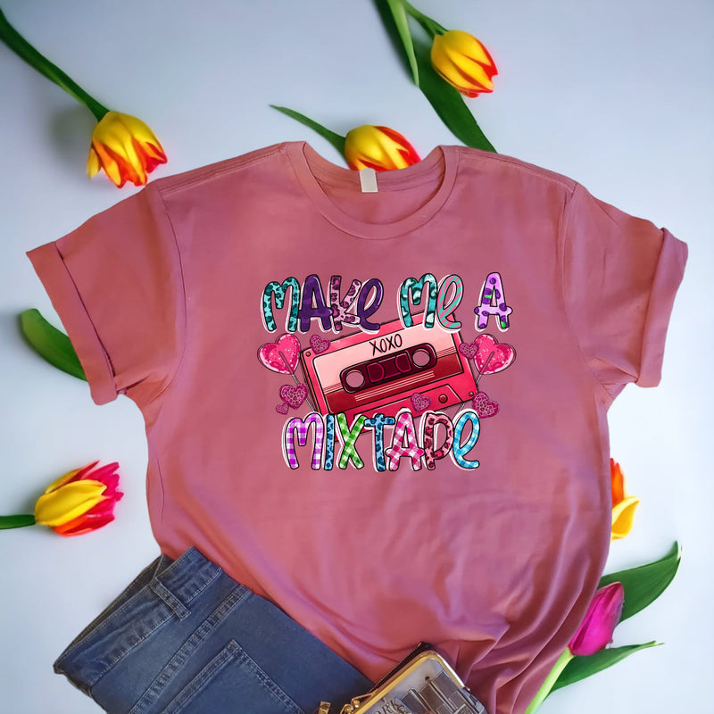 DENISSE BOUTIQUE BLUSA DE DAMA MAKE ME A MIXTAPE  PL079