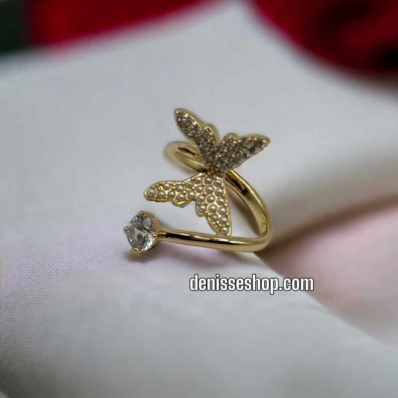 Butterfly Adjustable Ring RG76