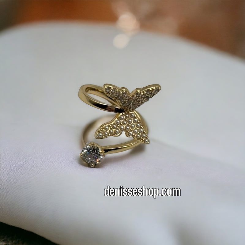 Butterfly Adjustable Ring RG76