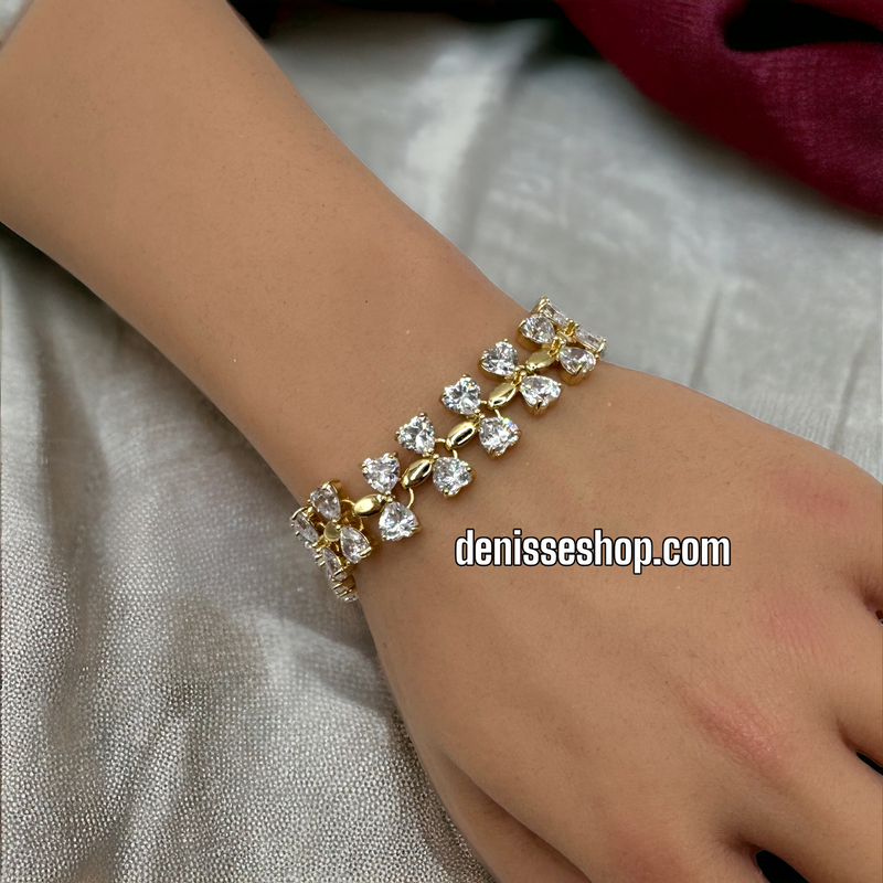 14K BOW BRACELET BR299