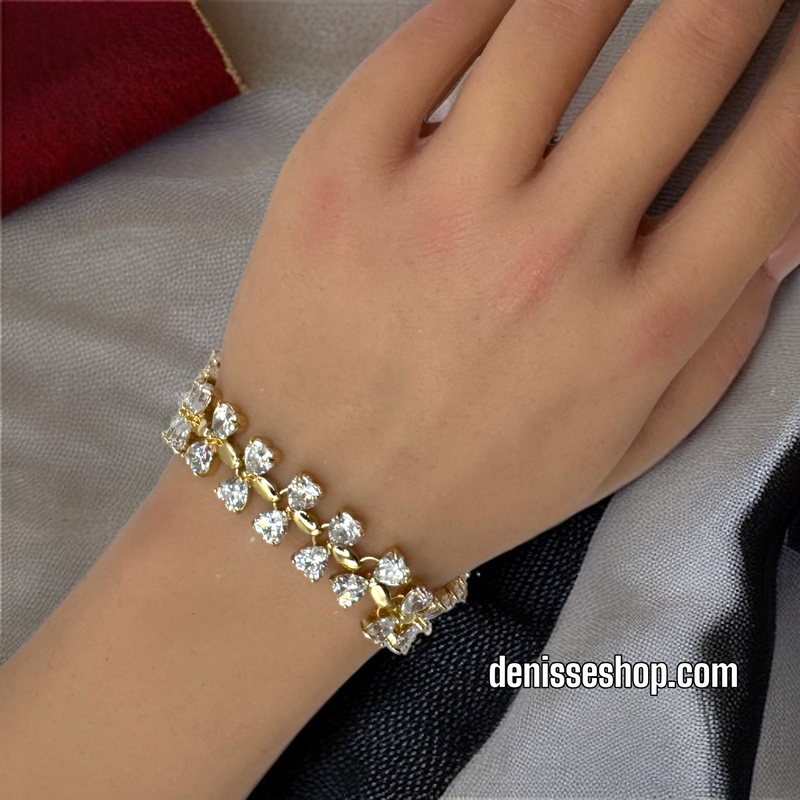 14K BOW BRACELET BR299