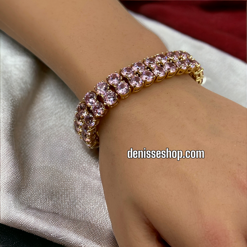 14K PINK BRACELET BR304