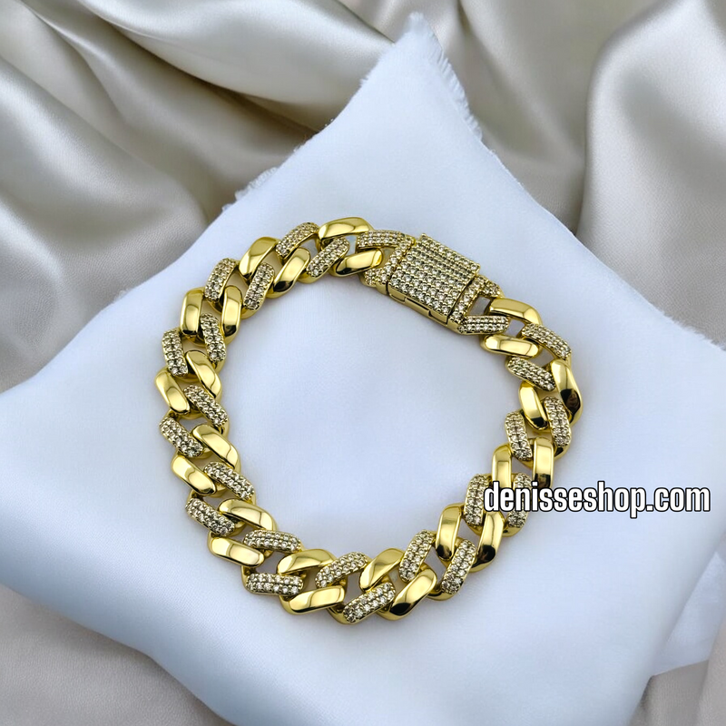 14K DIAMOND MONACO WITH BRACELET SET N33