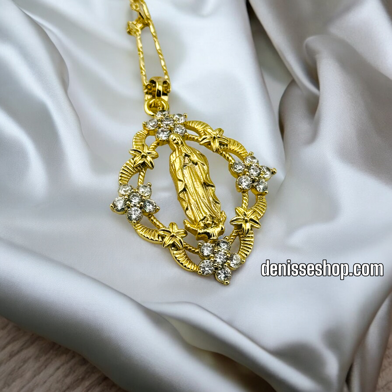 14K GUADALUPE MARY PENDANT P311