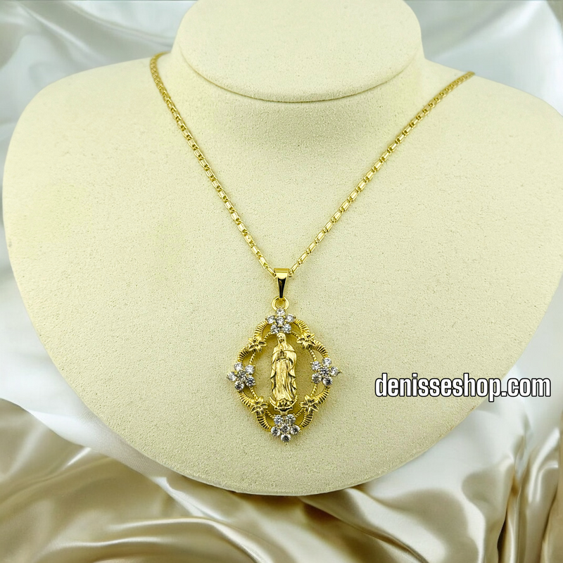 14K GUADALUPE MARY PENDANT P311