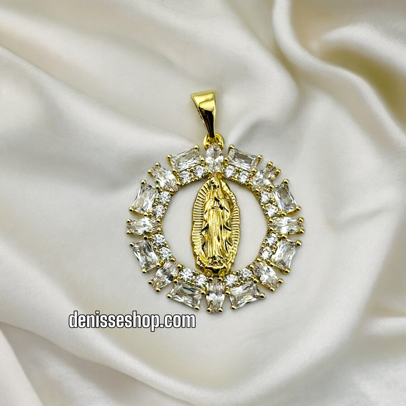 14K GUADALUPE MARY PENDANT P349