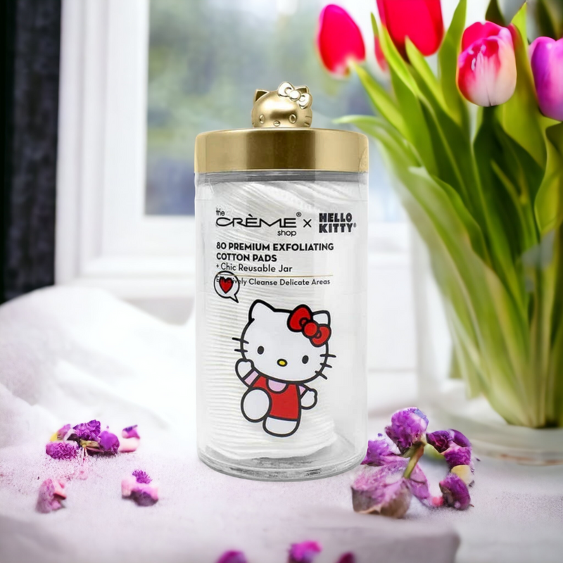 The Creme Shop x Hello Kitty Exfoliating Cotton Pads