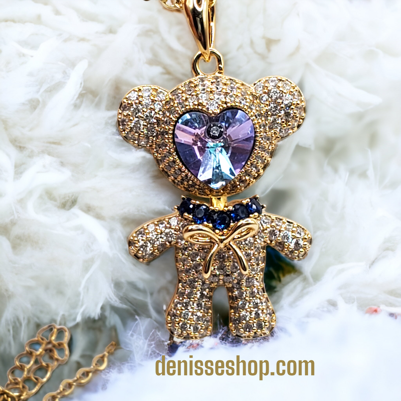 Gold Bear Pendant P63