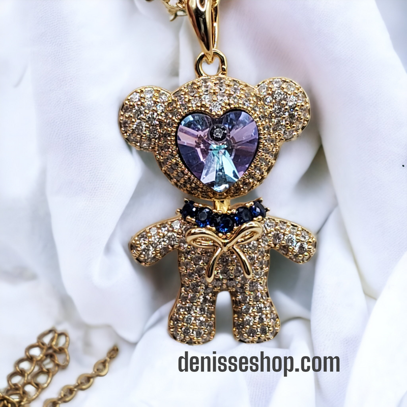 Gold Bear Pendant P63