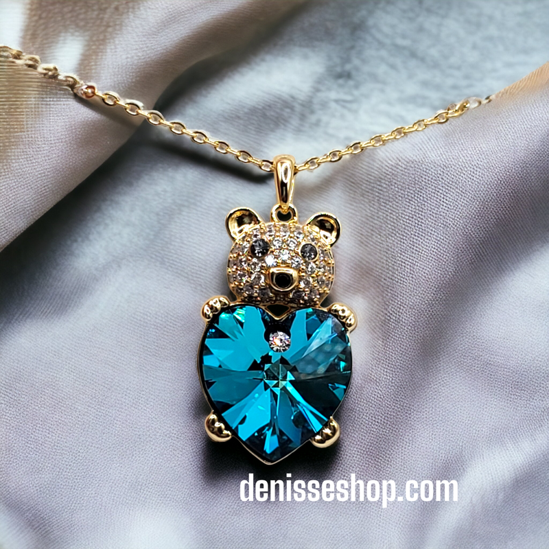 Gold Bear Pendant P64