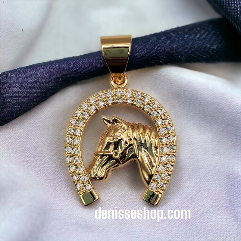 Horse shoe with Eagle Pendant P32