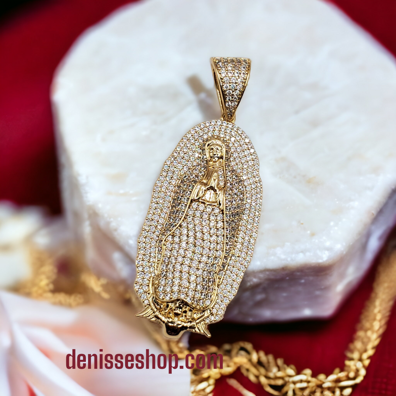 18K Virgen of Guadalupe Pendant P77