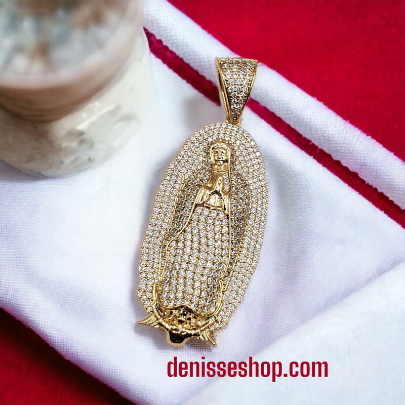 18K Virgen of Guadalupe Pendant P77