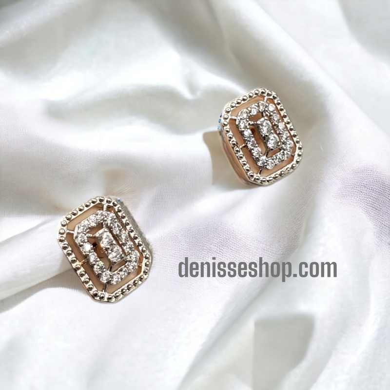 Elegant White Stones Earrings E87