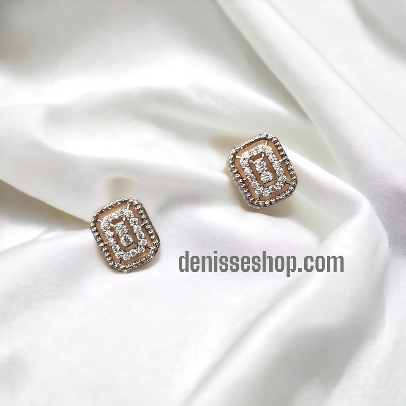 Elegant White Stones Earrings E87