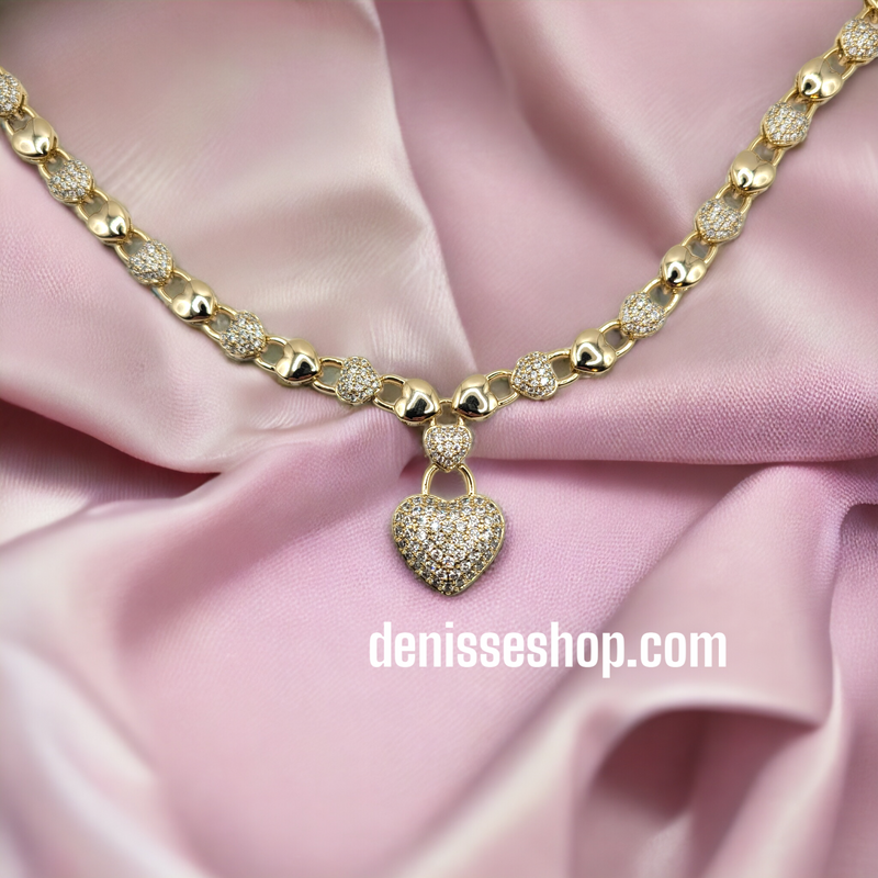 HEART NECKLACE SET C1088