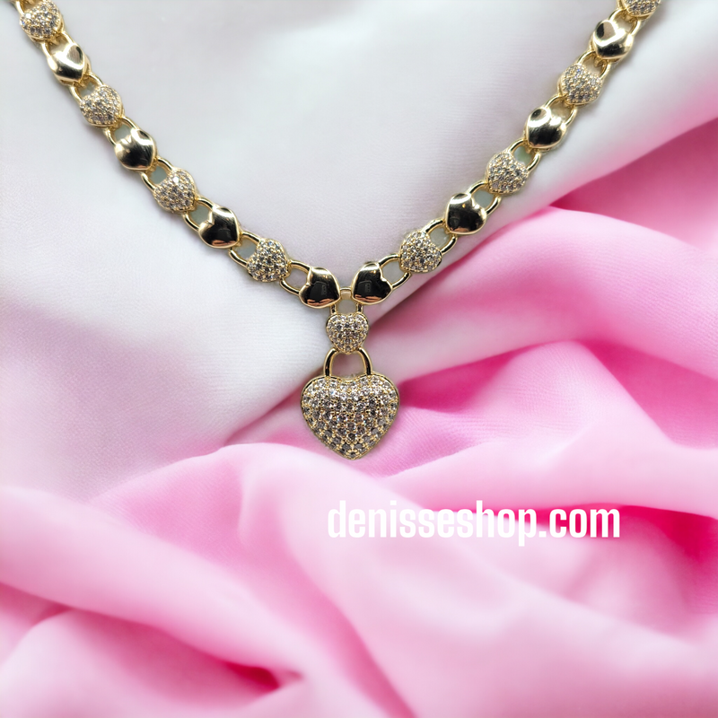 HEART NECKLACE SET C1088