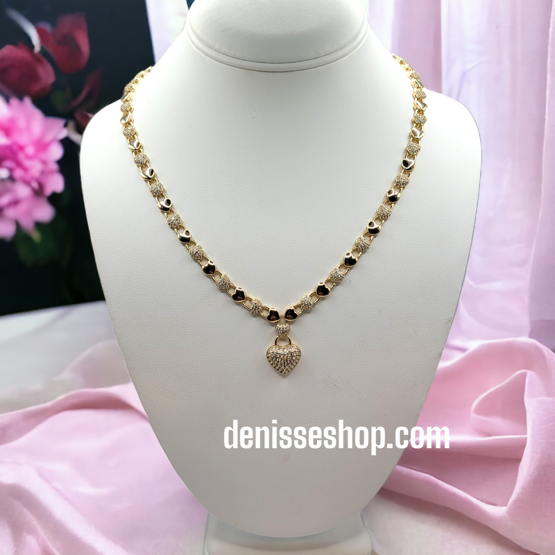 HEART NECKLACE SET C1088