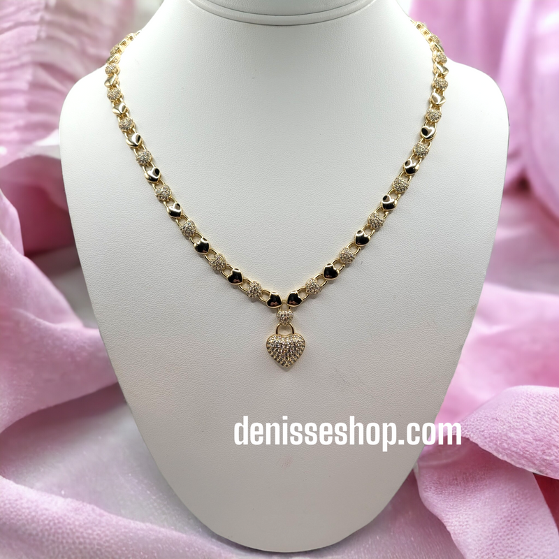 HEART NECKLACE SET C1088