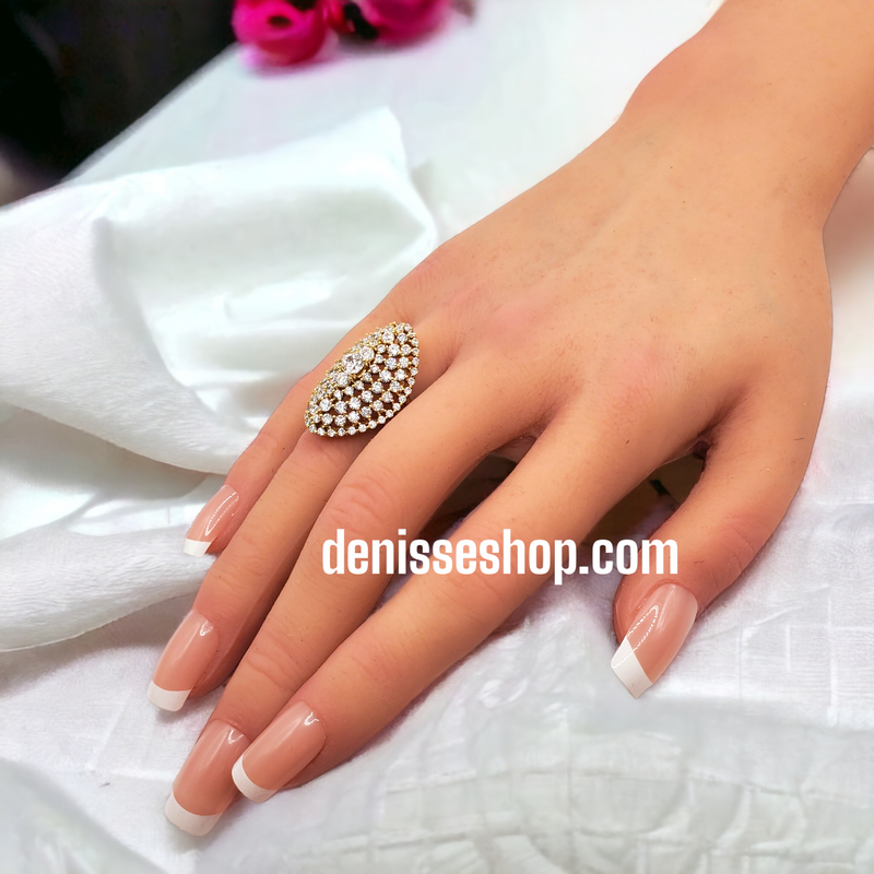 White stone Ring RG41