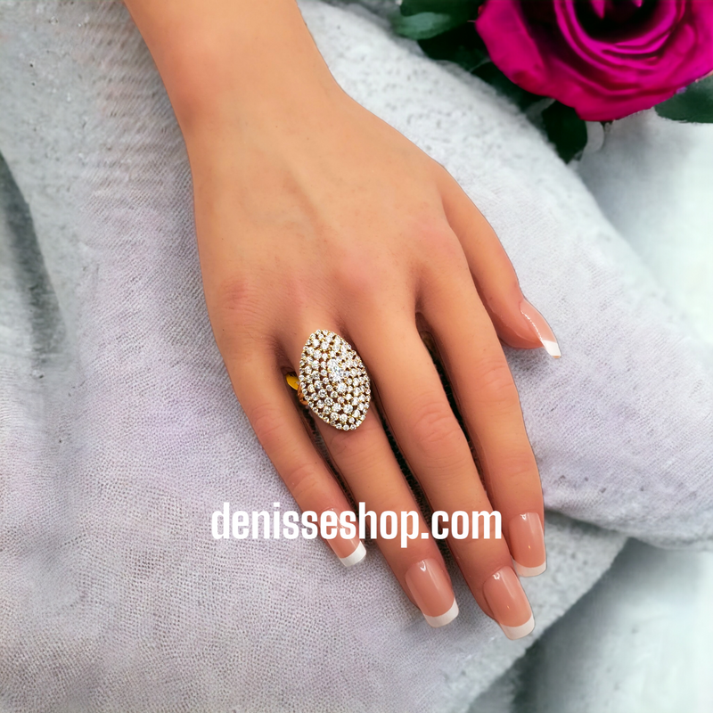 White stone Ring RG41