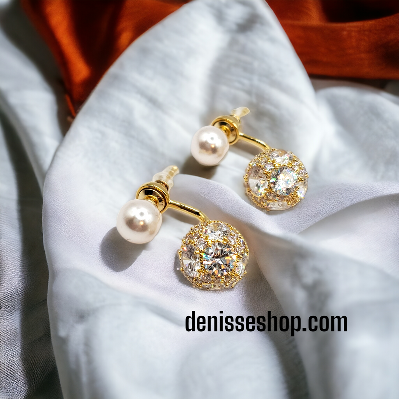 Gold Earrings E153