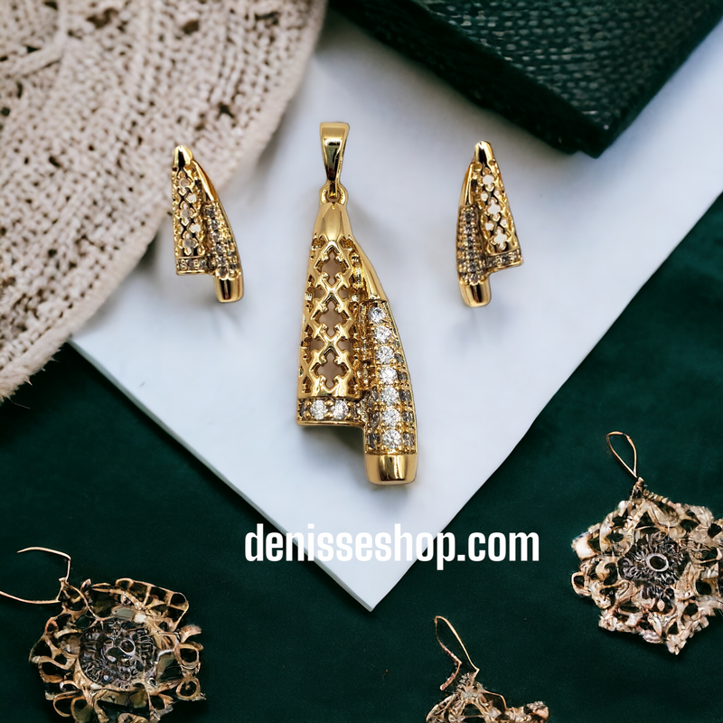 Fashion Pendant and Earrings Set P133