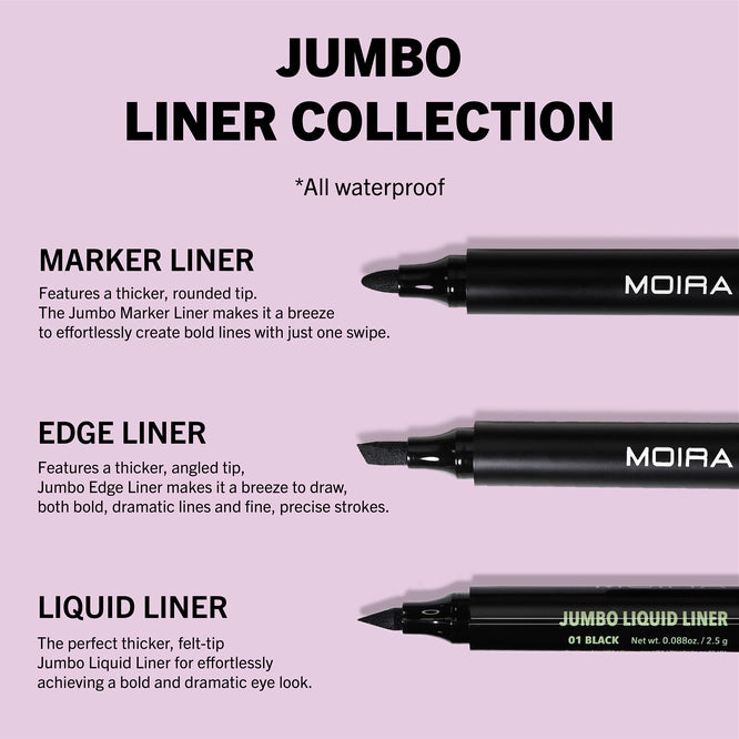 Jumbo Edge Liquid Liner (001, Black) MO260