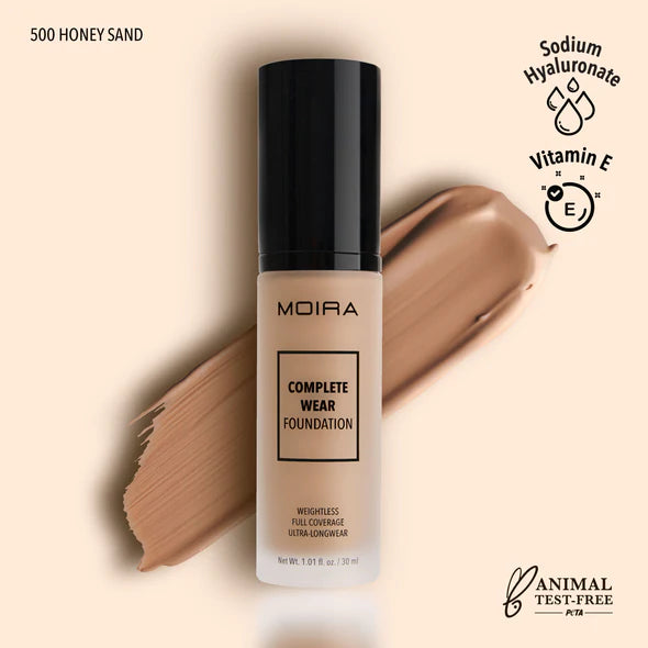 MOIRA COMPLETE WEAR FOUNDATION (ALL SHADES AVAILABLE)