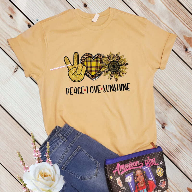 DENISSE BOUTIQUE BLUSA DE DAMA "PEACE LOVE SUNSHINE" PL018