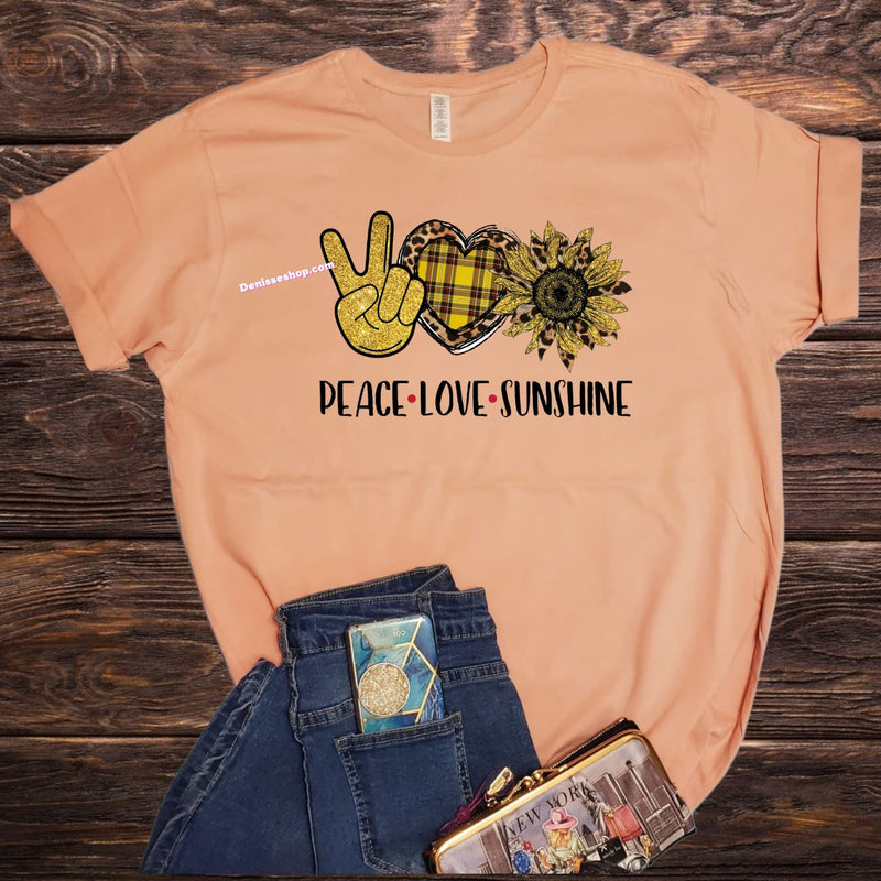 DENISSE BOUTIQUE BLUSA DE DAMA "PEACE LOVE SUNSHINE" PL018